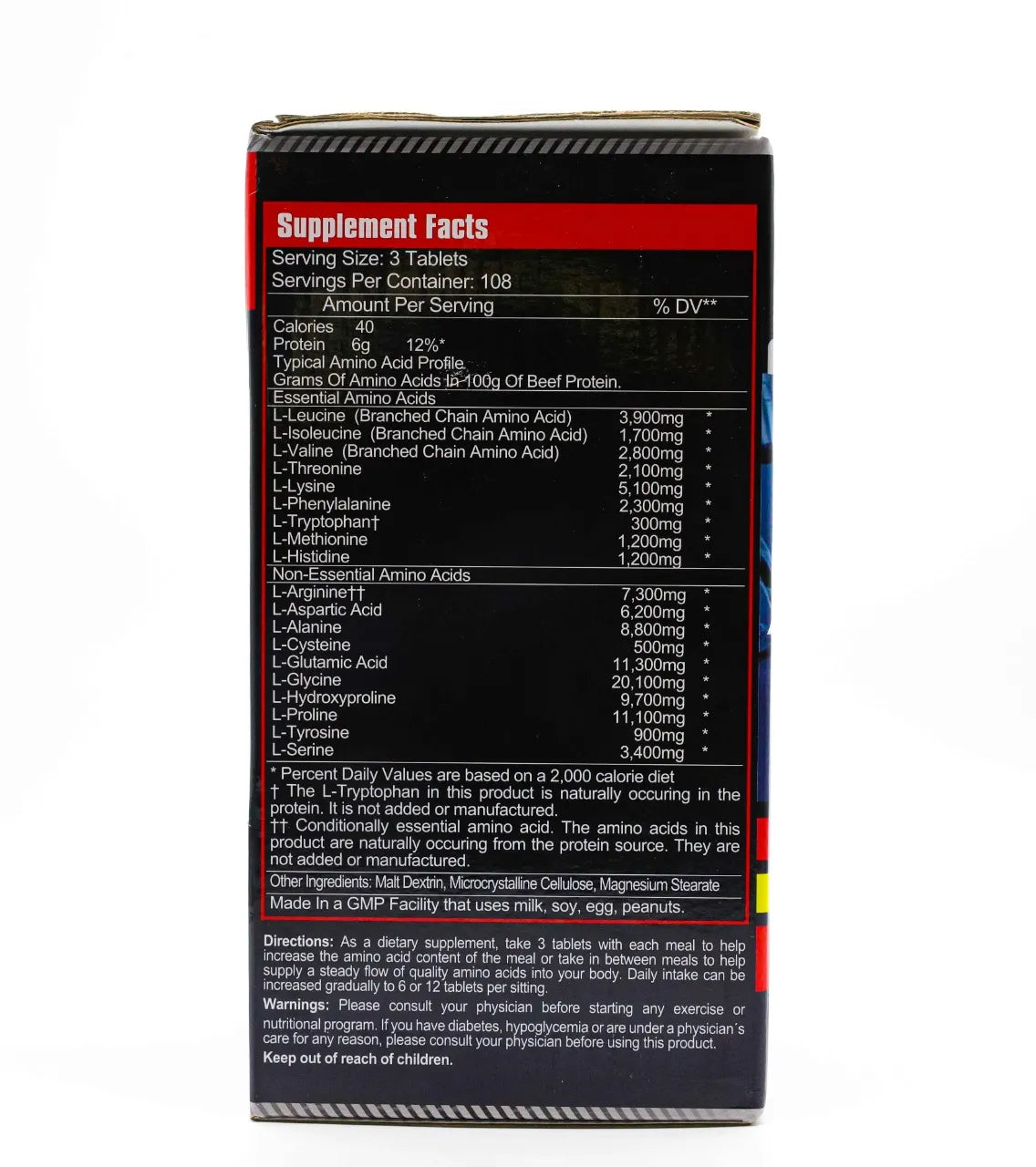 Mega Sport Beef Amino -108Serv