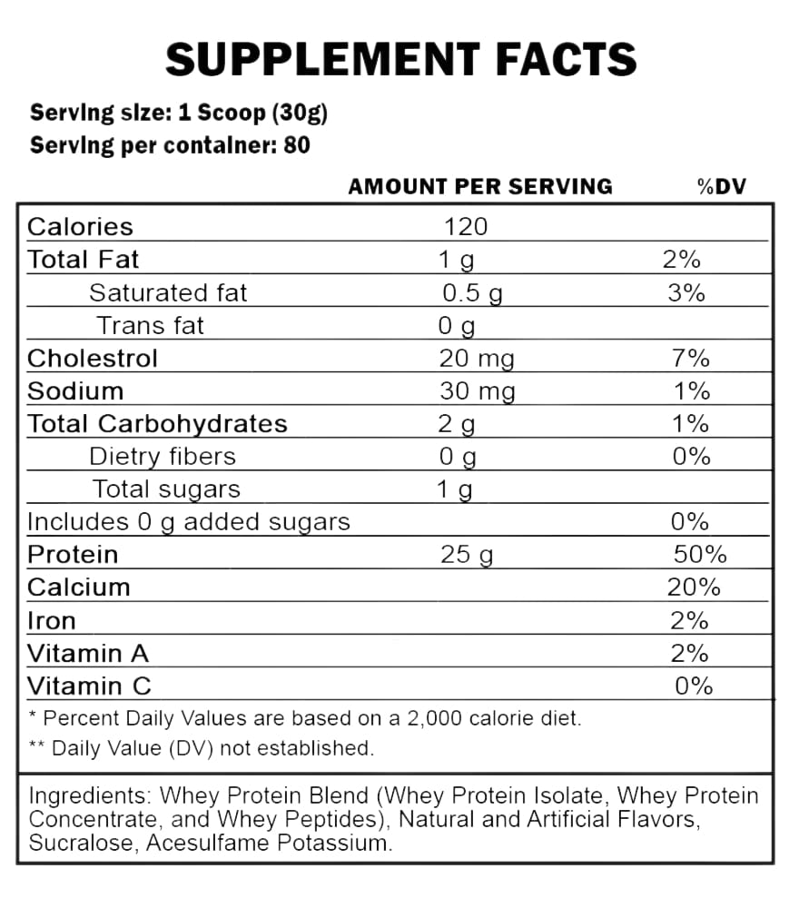 Prostar 100% Whey Protein