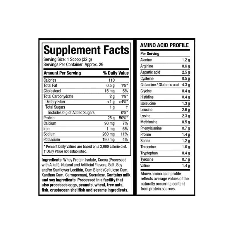 MuscleTech Iso whey protein