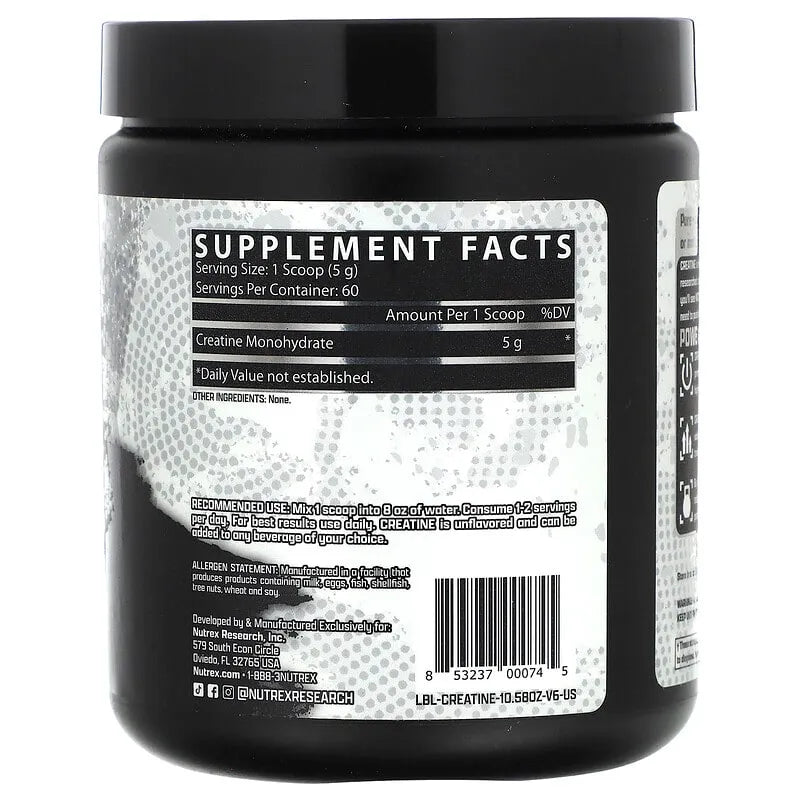 nutrex research creatine monohydrate