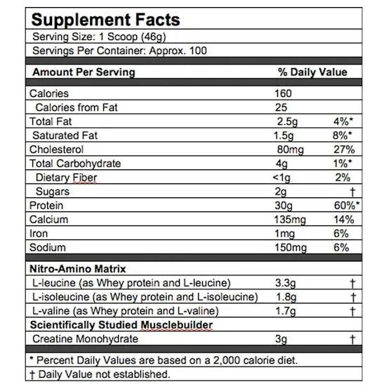 nitrotech 10lbs lean muscle