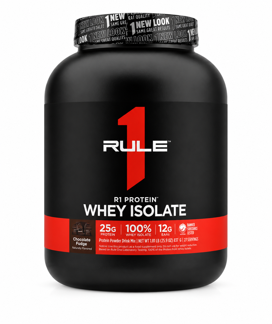 Rule 1 R1 Protein Whey Isolate – Chocolate Fudge