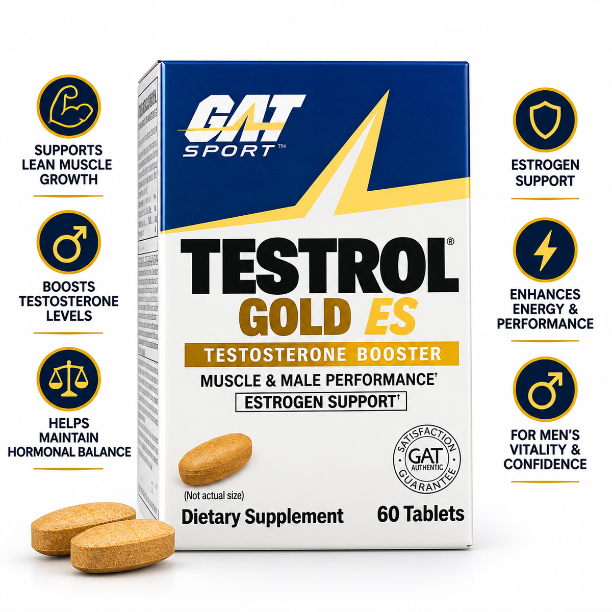 GAT Sport Testrol Gold ES – Testosterone Support