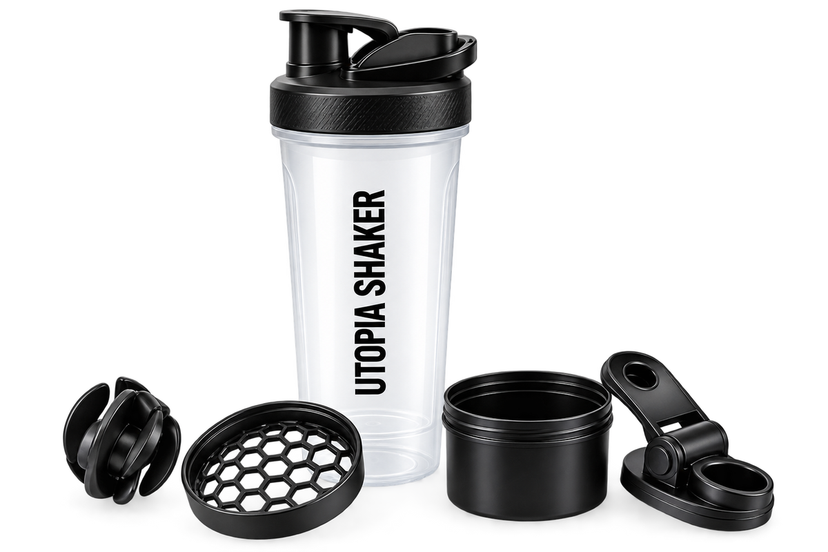 Utopia Shaker Bottle – Premium Protein &amp; Creatine Shaker