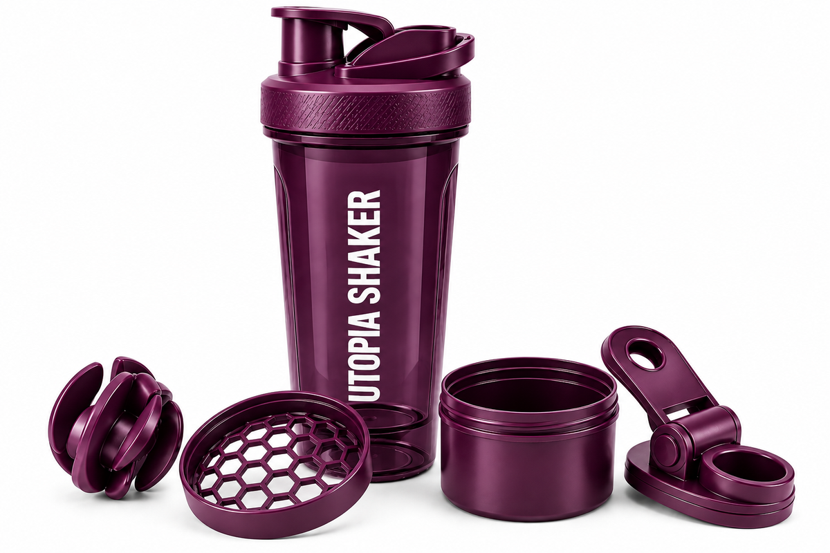 Utopia Shaker Bottle – Premium Protein &amp; Creatine Shaker